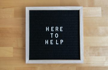 A Text on a Letter Board